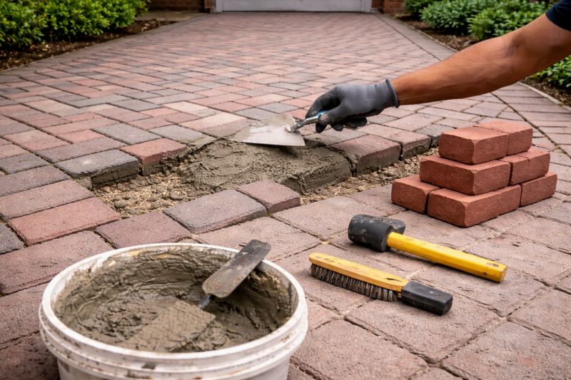 Brick Flatwork Repair in Greenville, SC