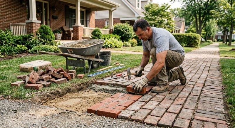 Brick Flatwork Repair in Spartanburg, SC