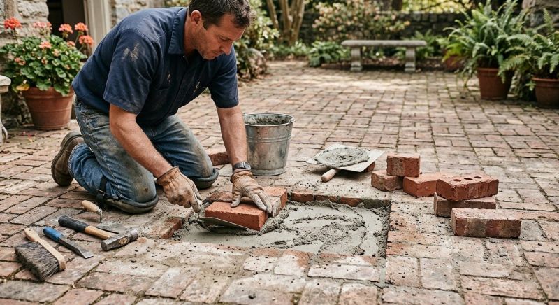 Brick Flatwork Repair in Spartanburg, SC