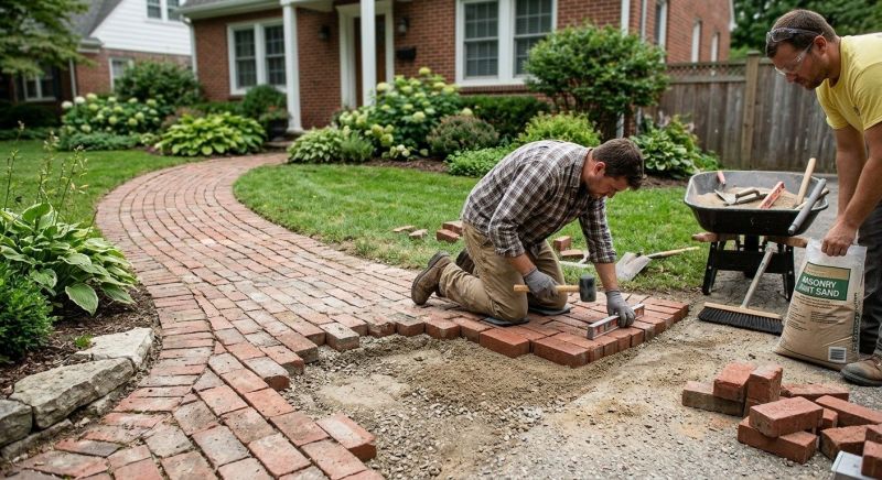 Brick Flatwork Repair in Moore, SC