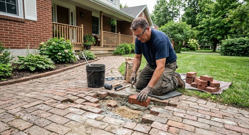 Brick Flatwork Repair in Union, SC