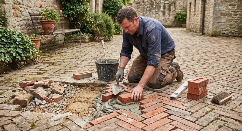 Brick Floor Repair in Spartanburg, SC