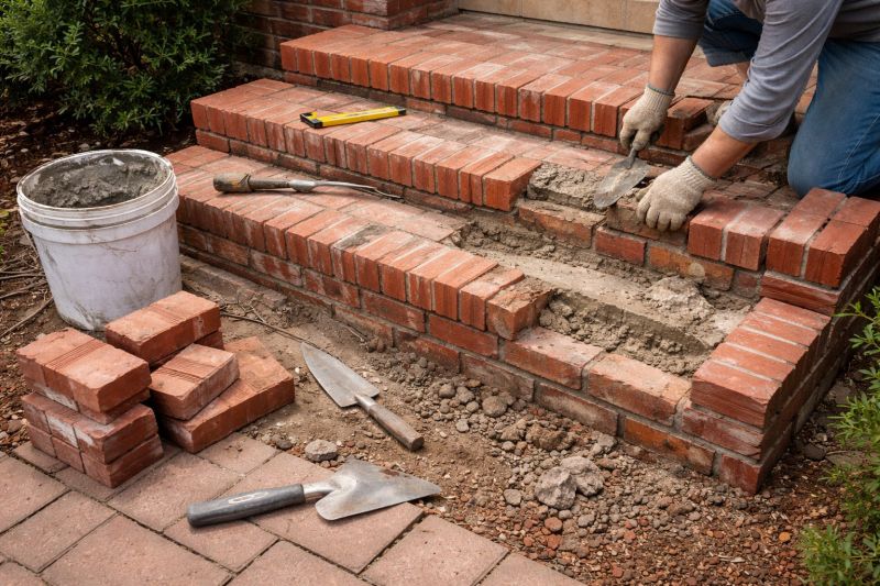 Brick Stairs Repair in Henrietta, NC