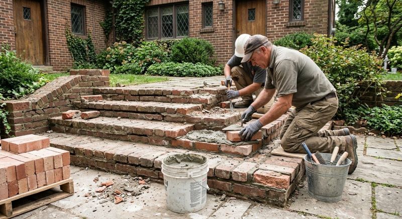 Brick Stairs Repair in Union, SC