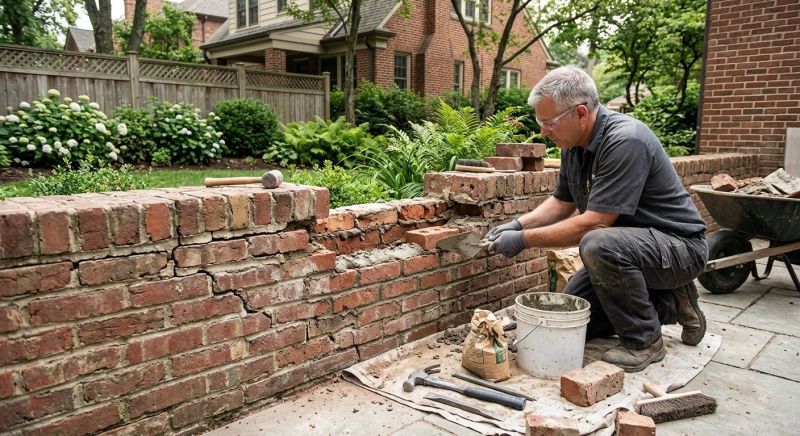 Brick Wall Repair in Cowpens, SC
