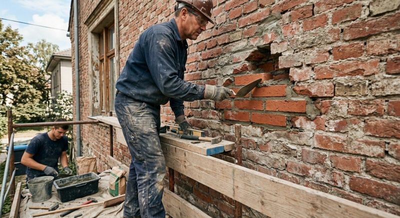 Brick Wall Repair in Simpsonville, SC