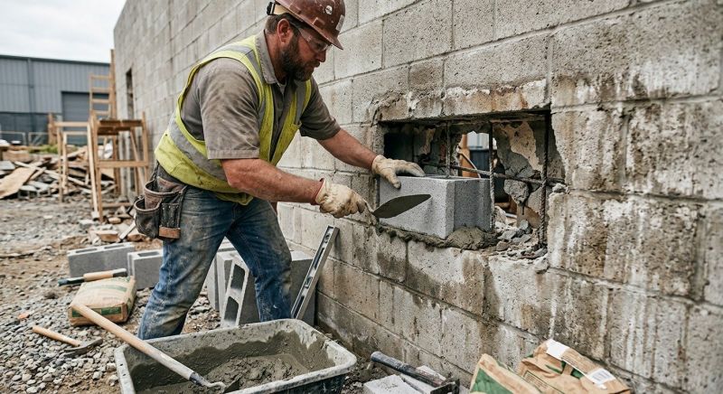 Concrete Block Repair in Cowpens, SC