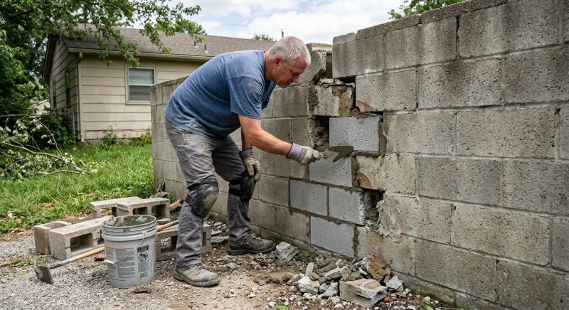 Concrete Block Repair in Duncan, SC