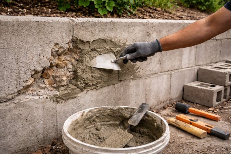 Retaining Wall Repair in Boiling Springs, SC