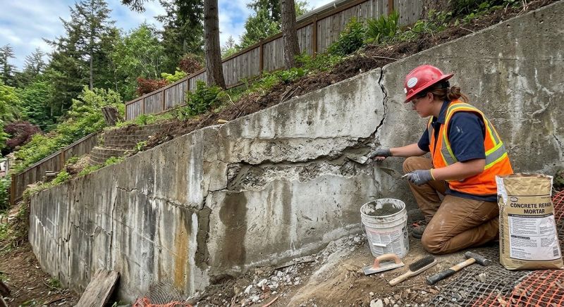 Retaining Wall Repair in Duncan, SC