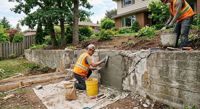 Retaining Wall Repair in Henrietta, NC