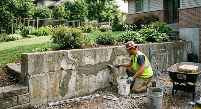 Retaining Wall Repair in Polk County, NC