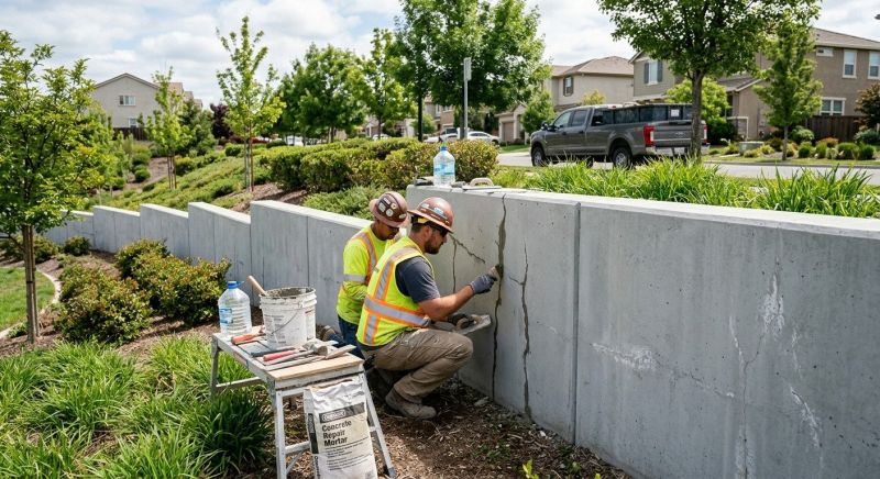 Retaining Wall Repair in Taylors, SC