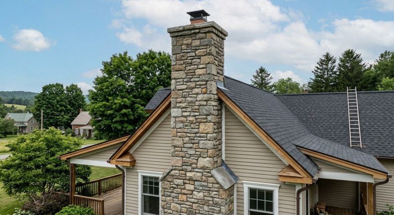 Stone Chimney Installation in Spartanburg, SC