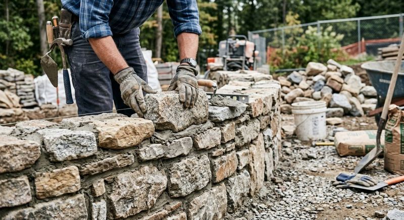Stone Chimney Installation in Spartanburg, SC