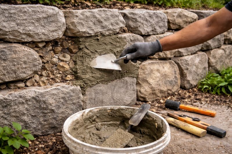 Stone Column Repair in Spartanburg, SC