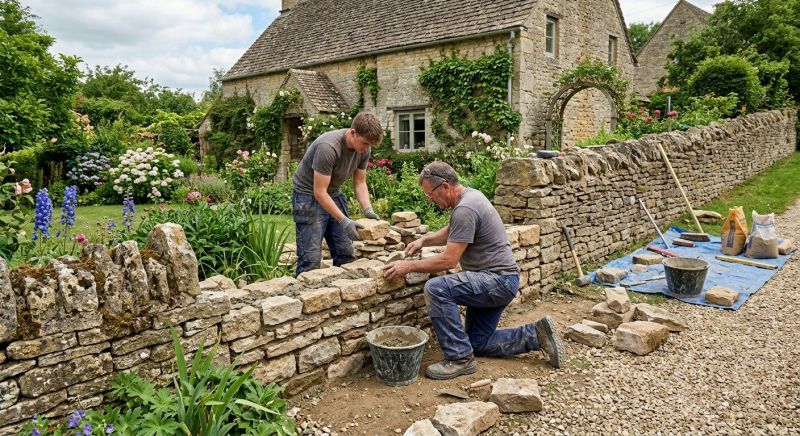 Stone Wall Repair in Duncan, SC