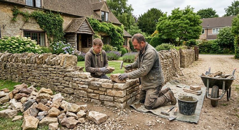 Stone Wall Repair in Landrum, SC